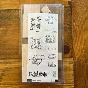 Stamping Up All Year Cheer stamp set, Brand New